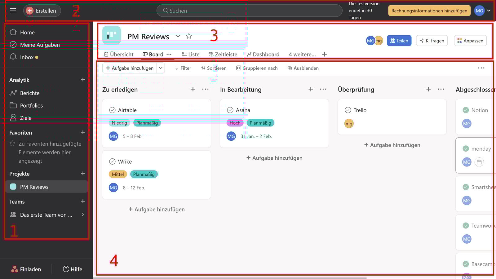 Asana Test: Das benutzerfreundlichste Projektmanagement-Tool? | EXPERTE.de
